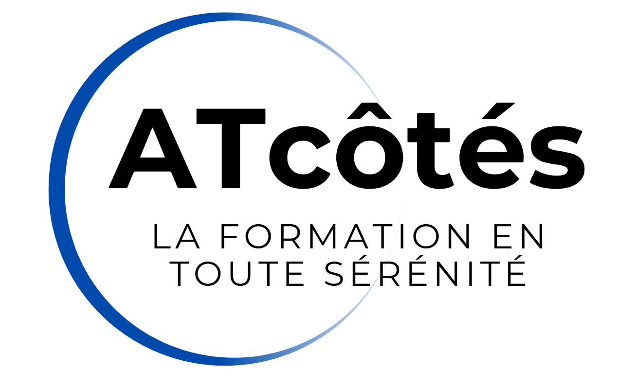 Logo ATcôtés, formation sereine.